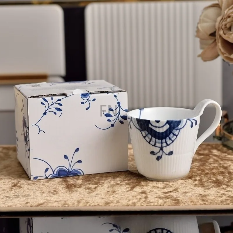 Coffee Tea Set - Noordse Royal Palm Bloemendesign Koffiemok Theekop