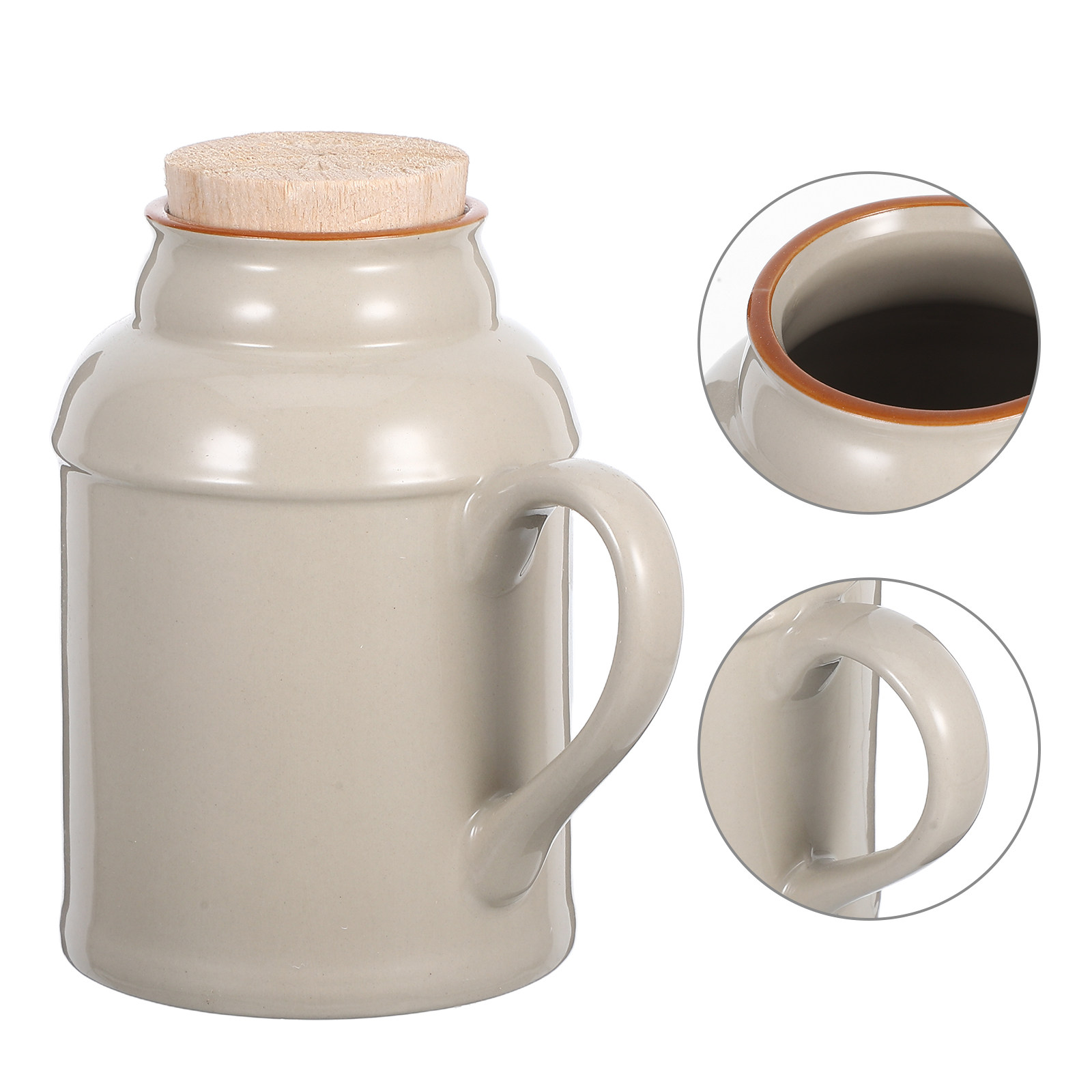 Water Tea And Coffee - Decoratieve vintage keramische waterkoker met deksel,