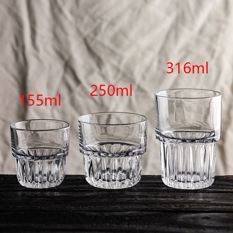 Coffee Tea Flask - 155Ml/250Ml/316Ml Koffiemok Hittebestendige Glazen Bekers Transparante