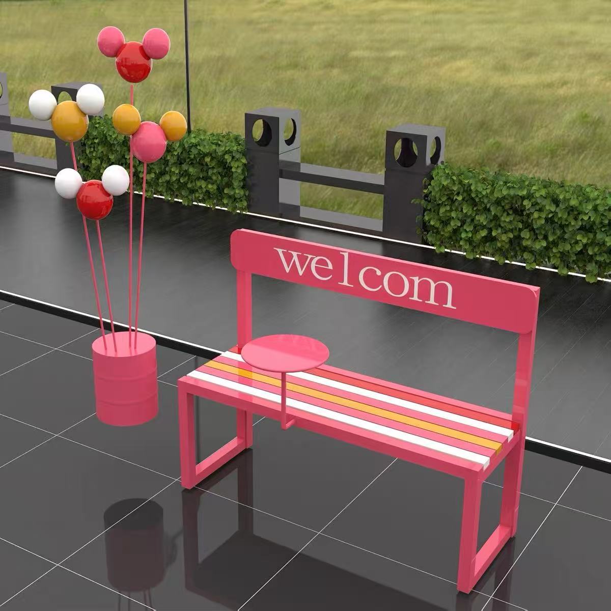 Coffee Tea Lounge - Buitenontwerp zintuiglijk park melkthee koffieshop sportschool
