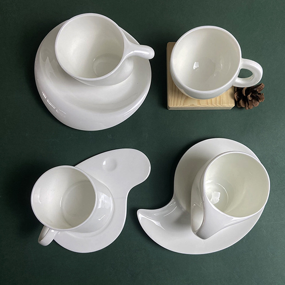 Coffee Tea Set - 1Set keramische koffiekop en schotelset Elegant
