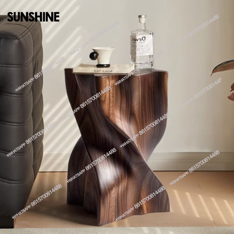 Coffee Tea Lounge - Houten salontafel Eenvoudige creatieve bijzettafel Woonkamerdecoratie