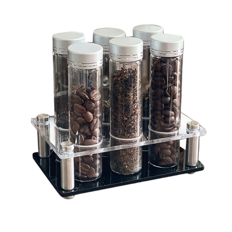 Coffee Tea Set - Koffiebonen opslagcontainer Draagbare koffie opslagpot Displayrek