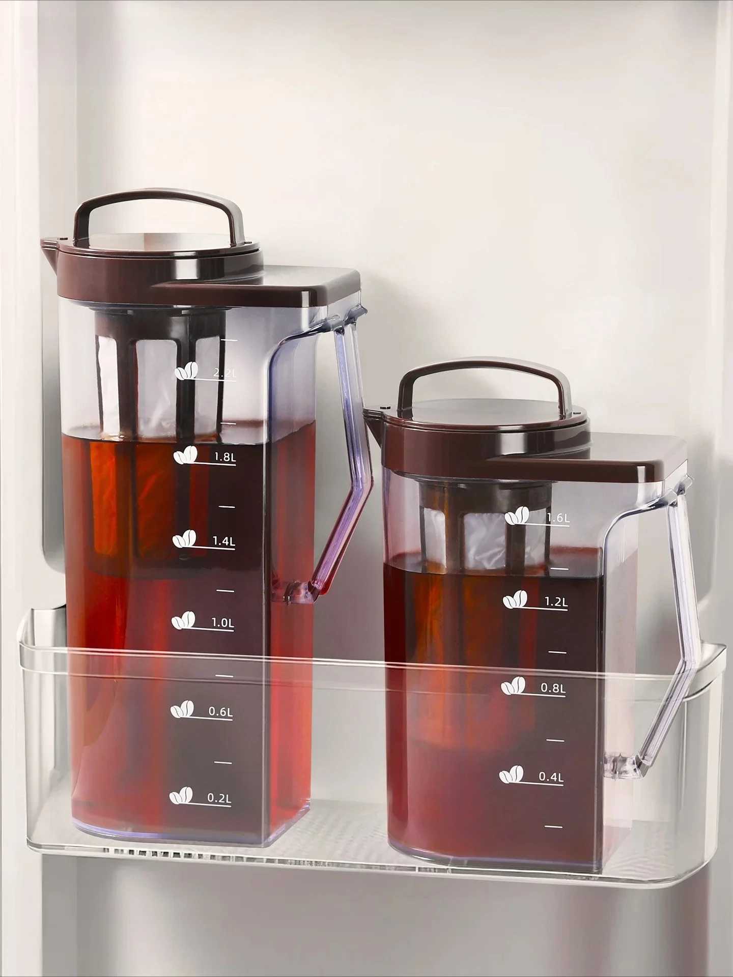 Water Tea And Coffee - Grote plastic koude-brew koffiekan voor ijskoffie,