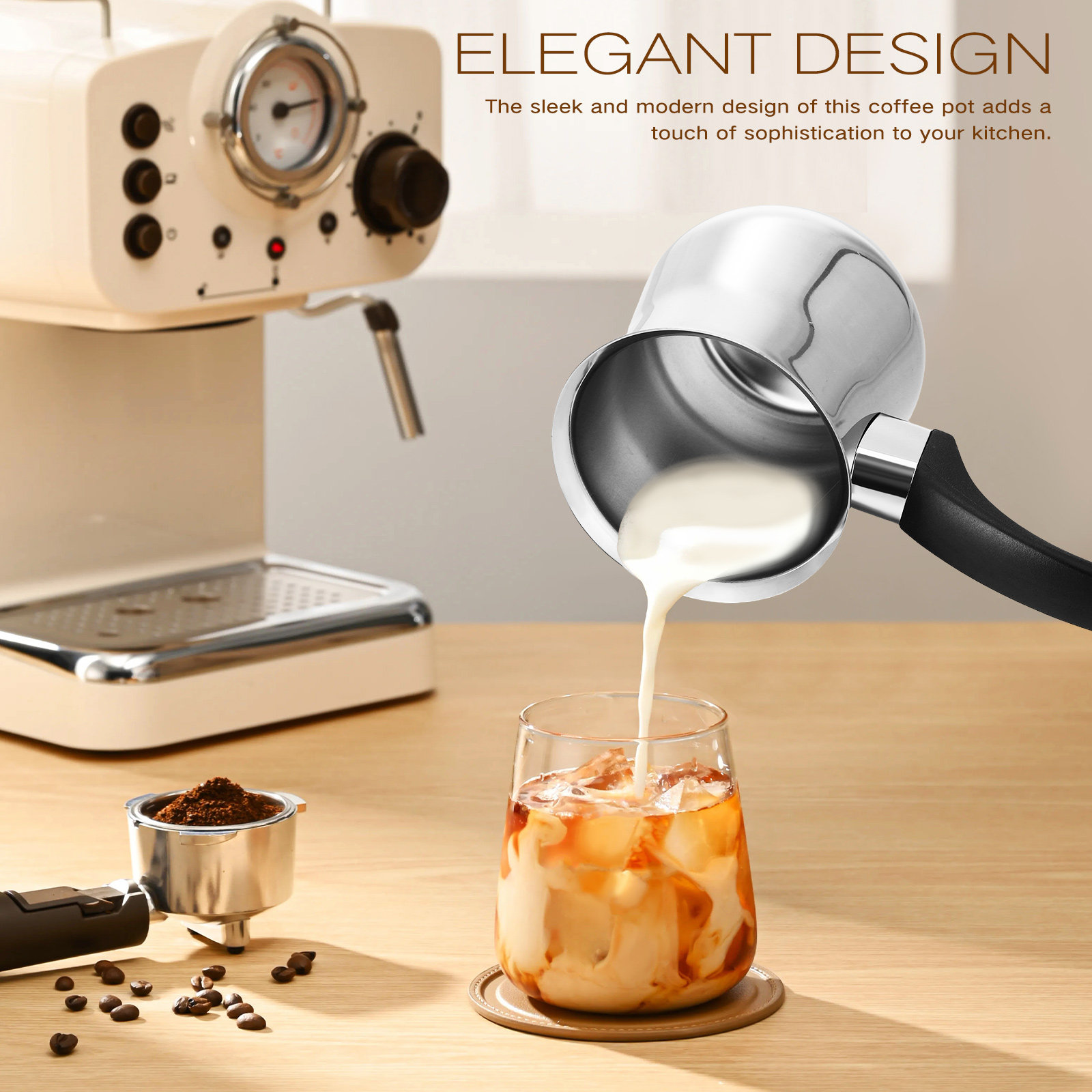360ml RVS Turkse Koffiezetappa - Coffee Tea Pot recensie en prijs