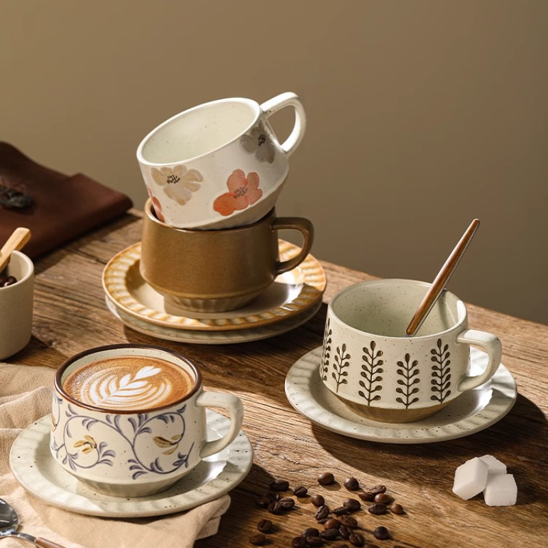 Retro keramische beker grof aa - Coffee Tea Flask recensie en prijs