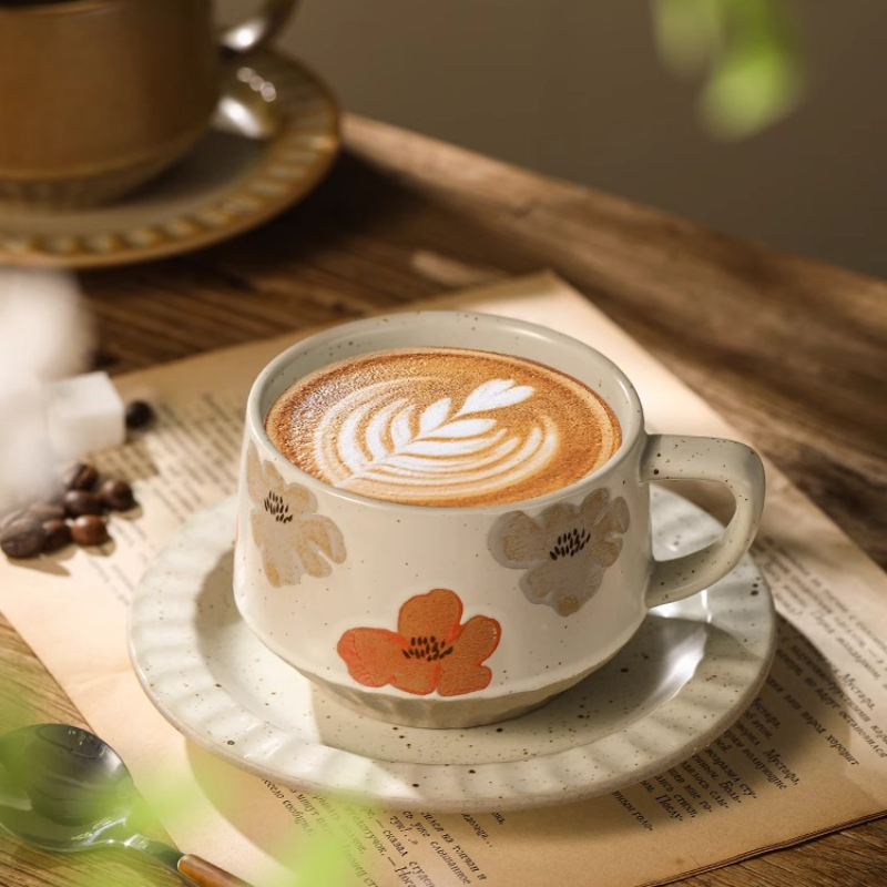 Retro keramische beker grof aa - Coffee Tea Flask recensie en prijs