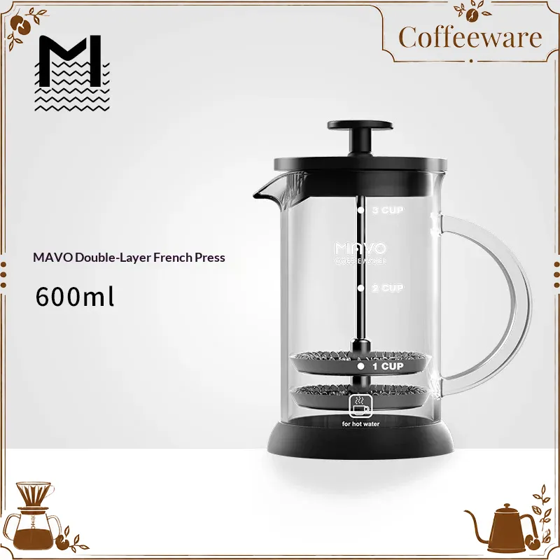 MAVO French Press Koffiezetapp - Coffee Tea Pot recensie en prijs