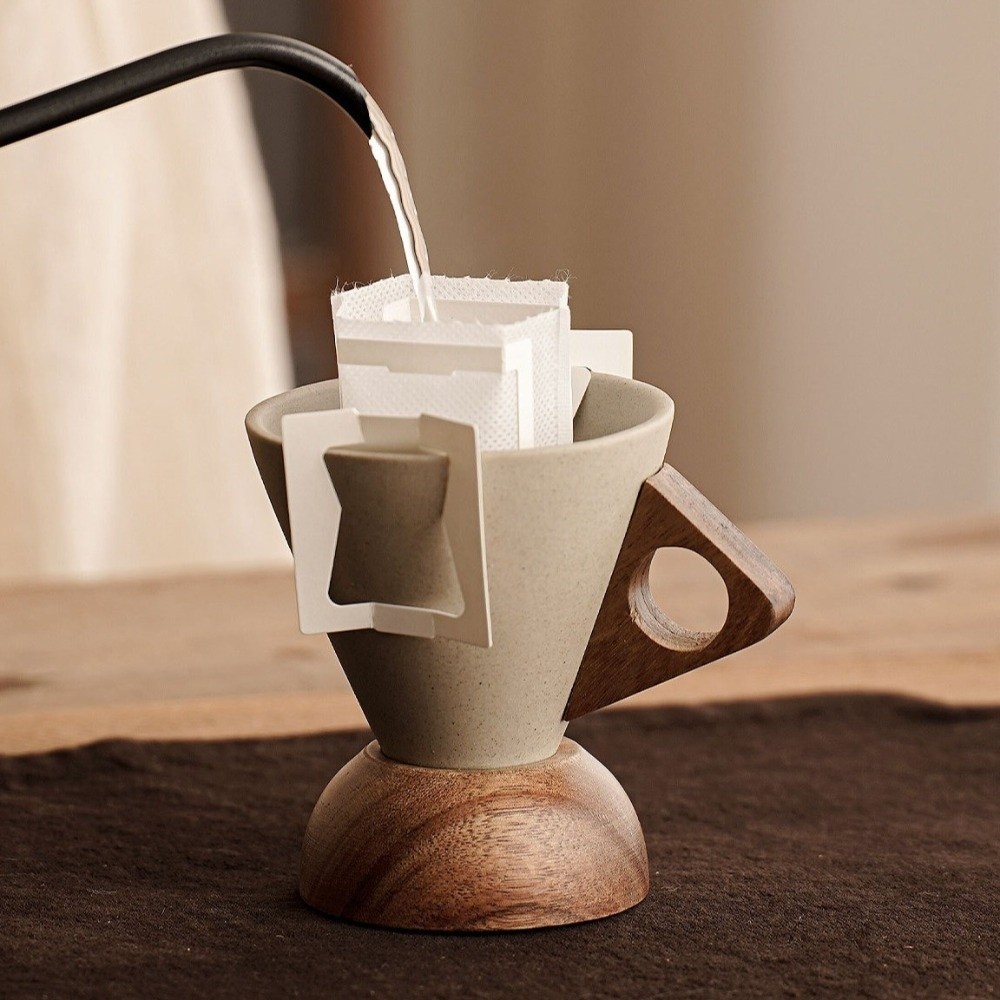 Ruwe keramische driehoekige co - Coffee Tea Flask recensie en prijs