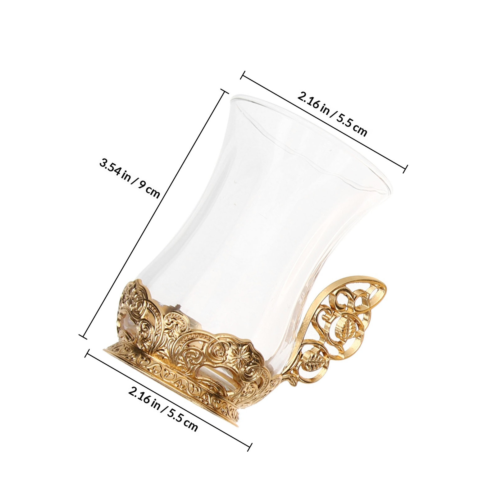 1Set Elegante Glazen Koffiekop - Water Tea And Coffee recensie en prijs